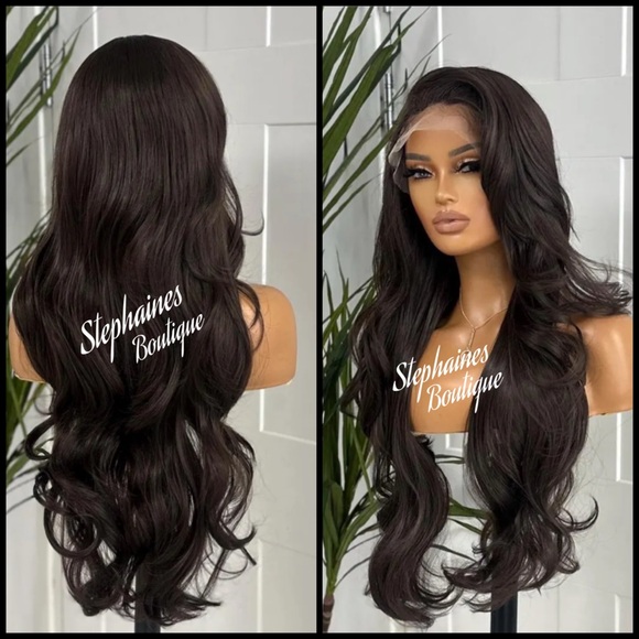 Human Hair Blended Lace Front Wig